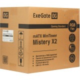 Корпус ExeGate Mistery X2 400W Black (EX294480RUS)