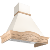 Вытяжка Elikor Вилла Фрукты 90П-650-П3Д Beige/Oak Unpainted (942290)