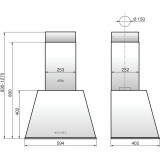 Вытяжка Elikor Гамма 60П-650-Э3Д Anthracite/Silver (КВ II Э-650-60-392)