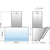 Вытяжка Elikor Жемчуг S4 90П-700-Е4Д White