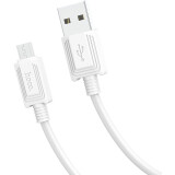 Кабель USB A (M) - microUSB B (M), 1м, HOCO X73 White (HC-67318) (6931474767318)