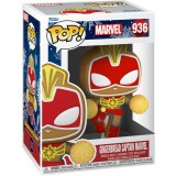 Фигурка Funko POP! Bobble Marvel Holiday Gingerbread Captain Marvel (50661)