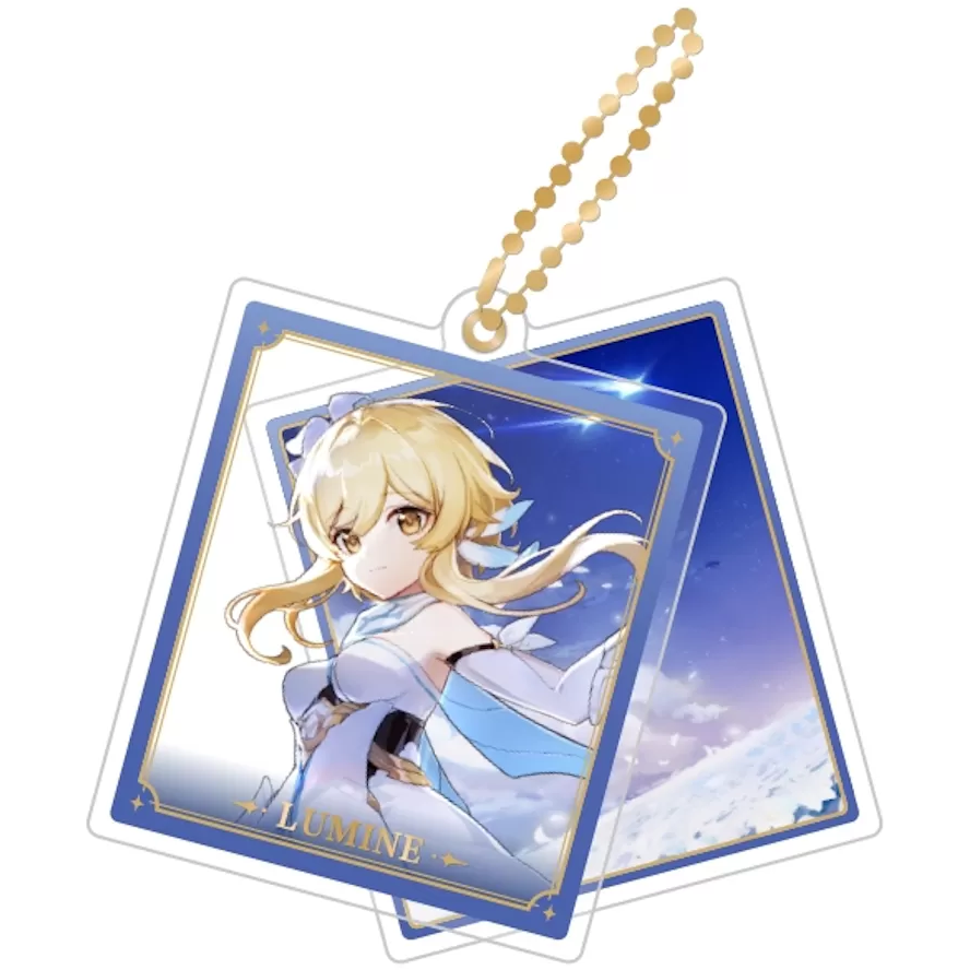 Брелок miHoYo Genshin Impact Character Acrylic Strap Traveller Lumine - 6974696614817