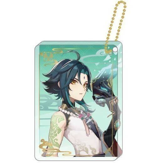 Брелок miHoYo Genshin Impact Characters Acrylic Block Strap Xiao - 6974696611380