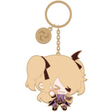 Брелок miHoYo Genshin Impact Chibi Character Metal Keychain Fischl (6972957486258)