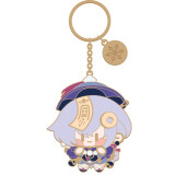 Брелок miHoYo Genshin Impact Chibi Character Metal Keychain Qiqi (6974096530397)