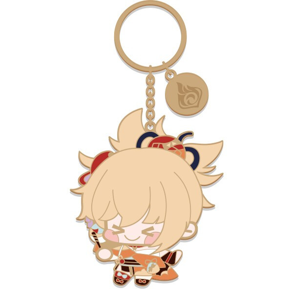 Брелок miHoYo Genshin Impact Chibi Character Metal Keychain Yoimiya - 6974696612554