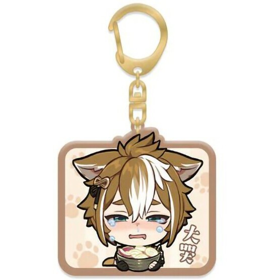 Брелок miHoYo Genshin Impact Chibi Expressions Character Acrylic Keychain Gorou - 6975213680414