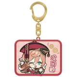 Брелок miHoYo Genshin Impact Chibi Expressions Character Acrylic Keychain Yanfei (6974096537532)