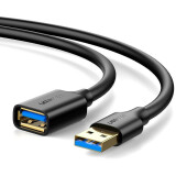 Кабель удлинительный USB A (M) - USB A (F), 0.5м, UGREEN US129 (30125)