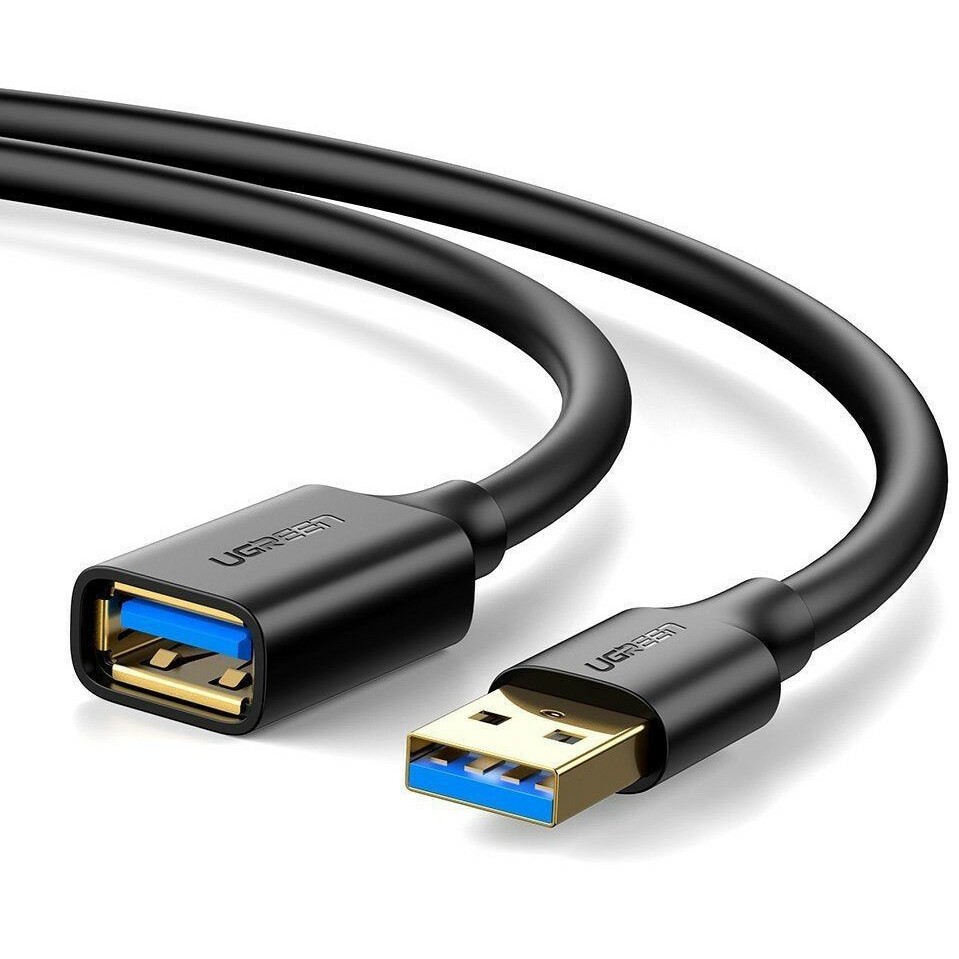 Кабель удлинительный USB A (M) - USB A (F), 0.5м, UGREEN US129 - 30125