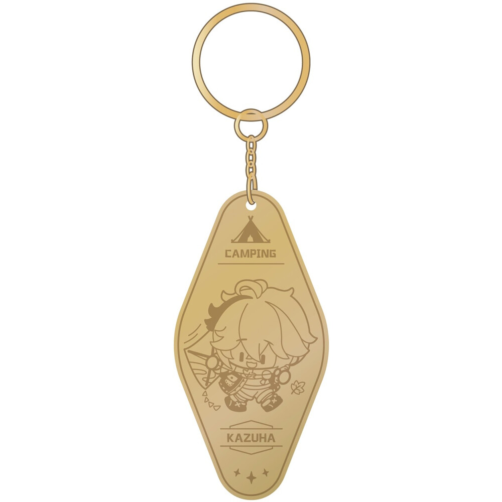 Брелок miHoYo Genshin Impact Go Camping! Series Metallic Keychain Kaedehara Kazuha - 6975213688397