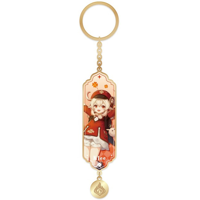 Брелок miHoYo Genshin Impact Metal & Resin Keychain The Spark Knight Klee - 6974096535576