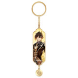 Брелок miHoYo Genshin Impact Metal & Resin Keychain Vago Mundo Zhongli (6974096534180)