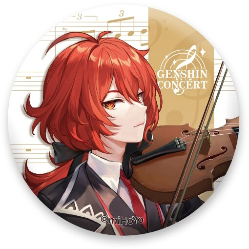 Значок miHoYo Genshin Concert Melodies of an Endless Journey Can Badge Diluc - 6974096537129