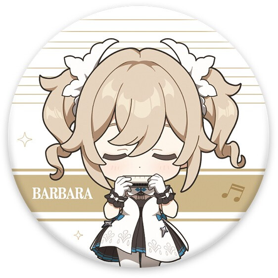 Значок miHoYo Genshin Concert Melodies of an Endless Journey Chibi Character Badge Barbara - 6974096538683