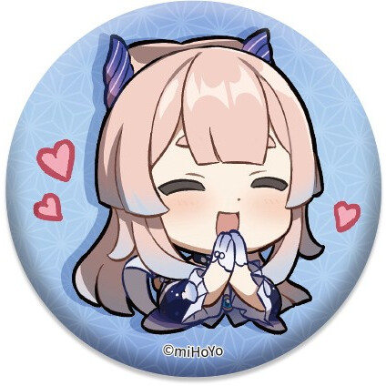 Значок miHoYo Genshin Impact Chibi Expressions Character Can Badge Sangonomiya - 6974696616538