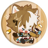 Значок miHoYo Genshin Impact Chibi Character Cloth Badge Canine Warrior Gorou (6975213680445)