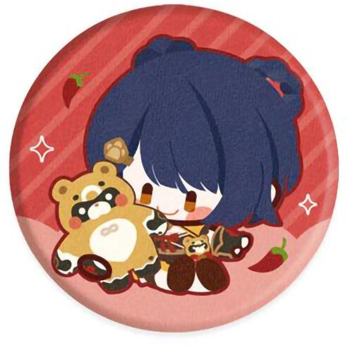 Значок miHoYo Genshin Impact Chibi Character Cloth Badge Exquisite Delicacy Xiangling - 6974696618341