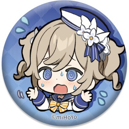 Значок miHoYo Genshin Impact Chibi Expressions Character Can Badge Barbara - 6974696616583