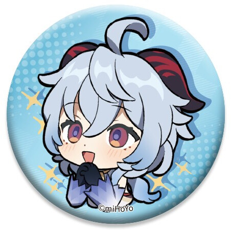 Значок miHoYo Genshin Impact Chibi Expressions Character Can Badge Ganyu - 6974096530106