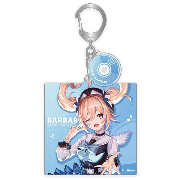 Брелок miHoYo Genshin Impact 2022 Online Concert Acrylic Strap Barbara - 6975628240333