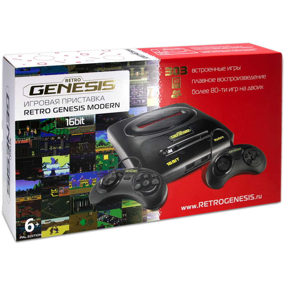 Игровая консоль SEGA Retro Genesis Modern (303 встроенных игры): купить в  интернет магазине Регард Москва: цена, характеристики, описание, отзывы