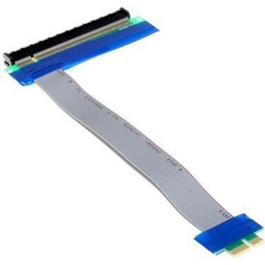 Переходник PCI-E x1 - PCI-E x16, Espada EPCIEX1-X16rc