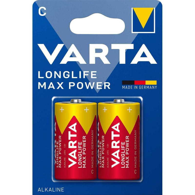 Батарейка Varta Longlife Max Power (C, 2 шт.) - 4714101402