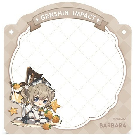 Стикеры для заметок miHoYo Genshin Impact A Sweet Summer Postit Pad Barbara - 6975213686508