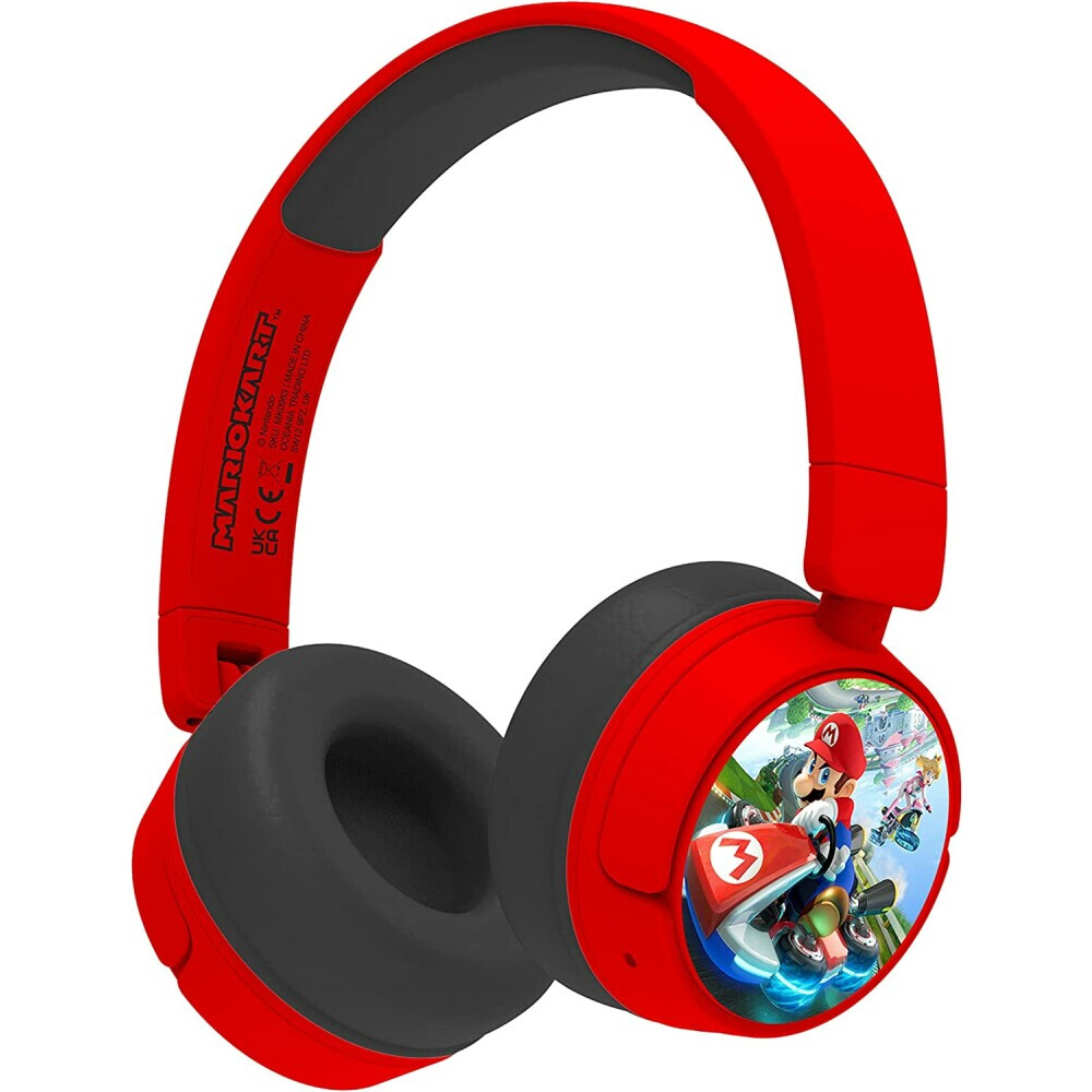 Гарнитура OTL Technologies Mario Kids Wireless Red - SM1016