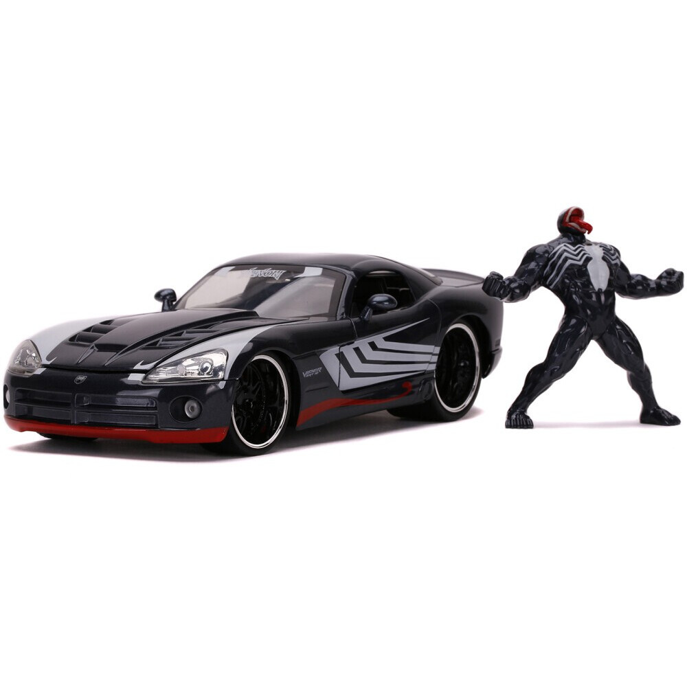 Коллекционная модель с фигуркой Jada Toys Die-Cast Venom & 2008 Dodge Viper - 31750