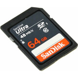 Карта памяти 64Gb SD SanDisk Ultra  (SDSDUNB-064G-GN3IN)