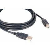 Кабель USB A (M) - USB B (M), 3м, Kramer C-USB/AB-10