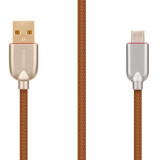 Кабель USB A (M) - microUSB B (M), 1м, Rombica Digital AB-05 Brown (CB-AB05)