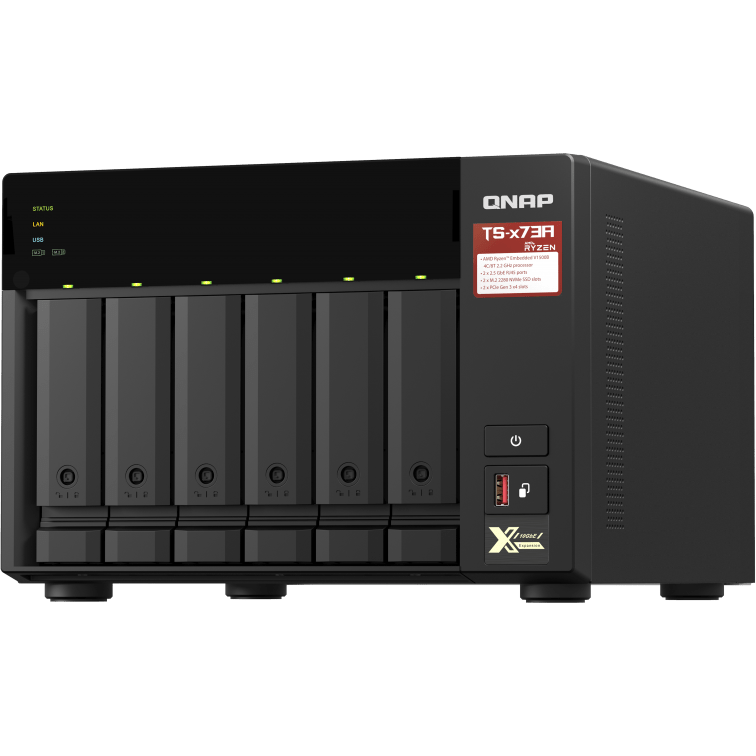 Сетевое хранилище (NAS) QNAP TS-673A-8G