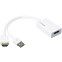 Переходник DisplayPort (F) - HDMI (M), Kramer ADC-HM/DPF