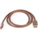 Кабель USB A (M) - microUSB B (M), 1м, Rombica Digital AB-05 Brown (CB-AB05)