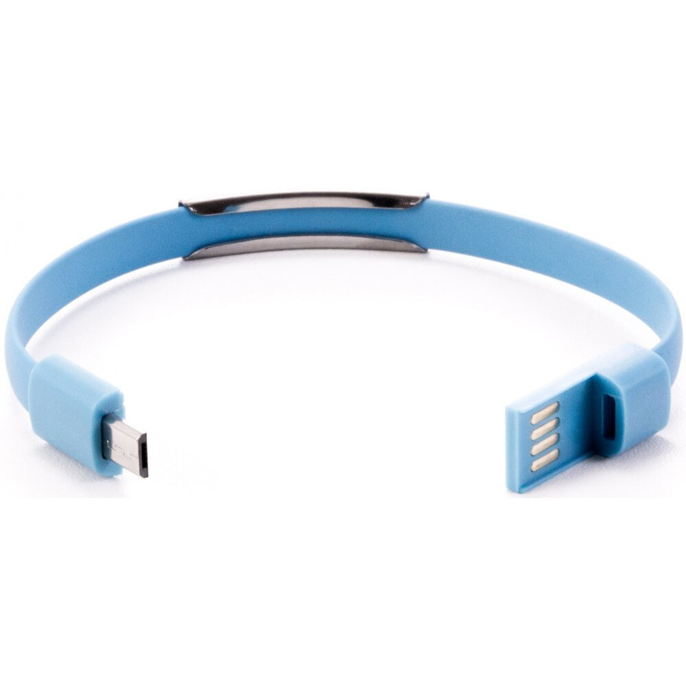 Кабель USB A (M) - microUSB B (M), 0.2м, Gmini mCable GM-WDC-200 Blue - GM-WDC-200BL