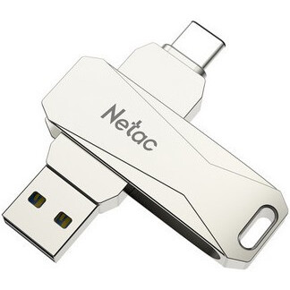 USB Flash накопитель 64Gb Netac U782C Silver - NT03U782C-064G-30PN