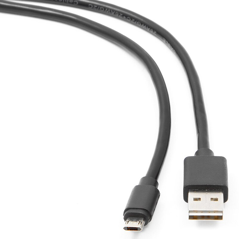 Кабель USB A (M) - microUSB B (M), 1м, Gembird CC-mUSBDS-1M