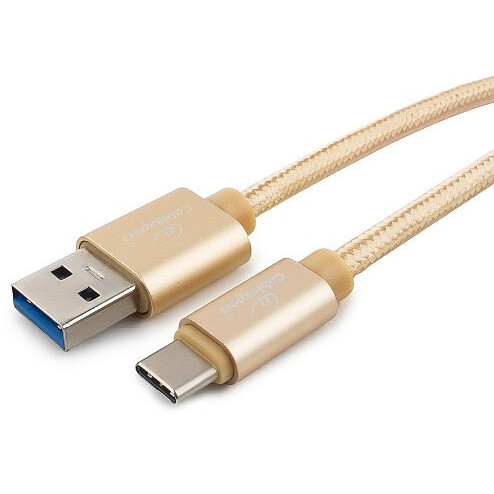 Кабель USB - USB Type-C, 1м, Gembird CC-P-USBC03Gd-1M