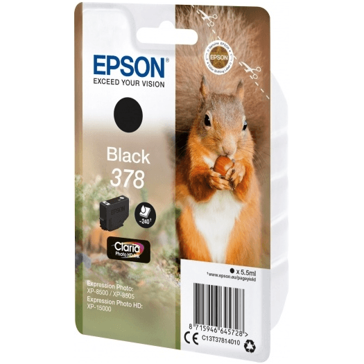 Картридж Epson C13T37814020 Black