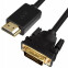 Кабель HDMI - DVI, 0.5м, Greenconnect GCR-HD2DVI1-0.5m