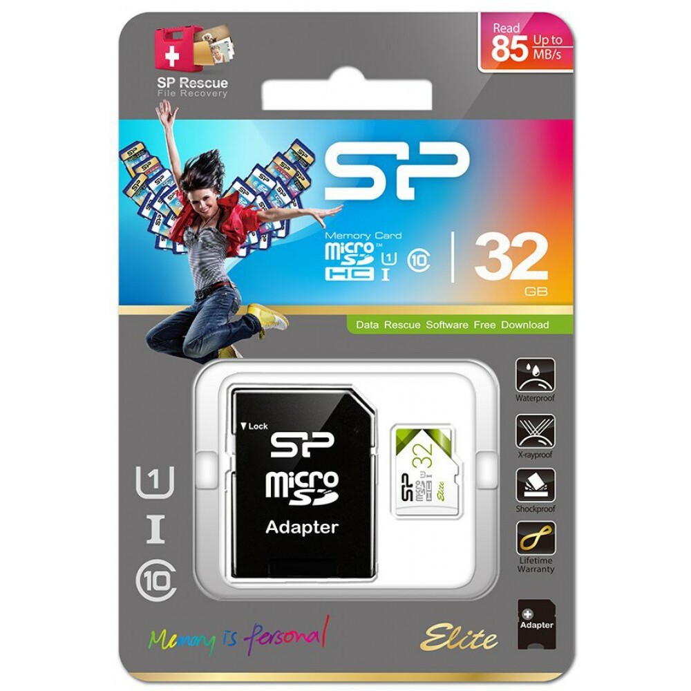 Карта памяти silicon power elite microsdhc 32 гб