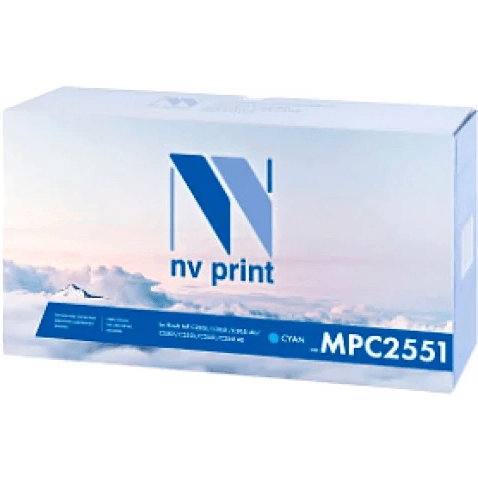 Картридж NV Print MPC2551 Cyan - NV-MPC2551C