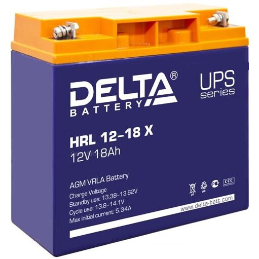 Аккумуляторная батарея Delta HRL12-18X - HRL 12-18 X