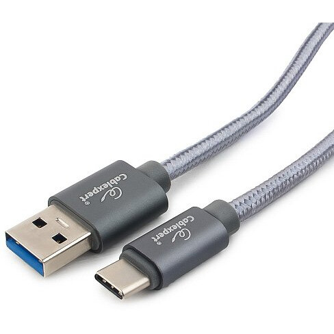 Кабель USB - USB Type-C, 1.8м, Gembird CC-P-USBC03Gy-1.8M