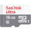 Карта памяти 16Gb MicroSD SanDisk Ultra (SDSQUNS-016G-GN3MN)