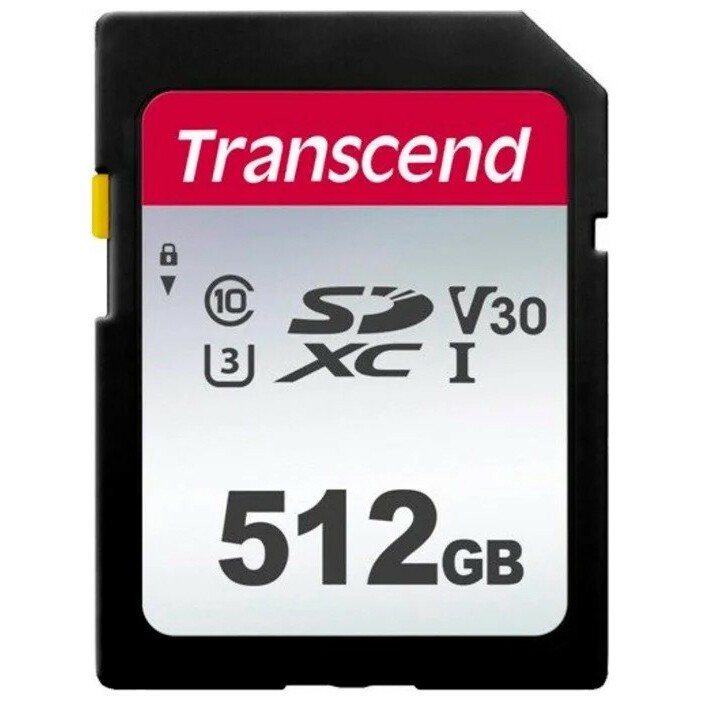 Карта памяти 512Gb SD Transcend 300S (TS512GSDC300S)